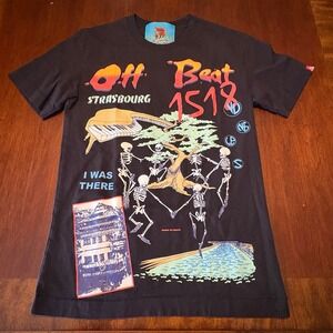 Jungles Jungles Strasbourg 1518 Dancing Plague Graphic Tee Black Small | Rare